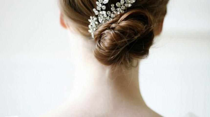 Gelinler için en güzel topuz modelleri
