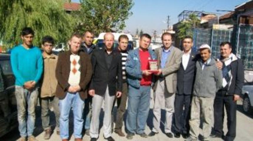 &Uuml;lk&uuml;c&uuml; İş&ccedil;iler Derneği&rsquo;nden Sanayi Esnafına Ziyaret