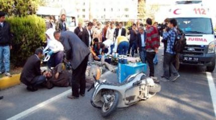 Kask Hayat Kurtardı