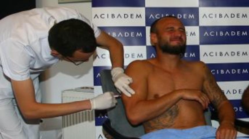 Beşiktaşlı Futbolcular Grip Aşısı Oldu