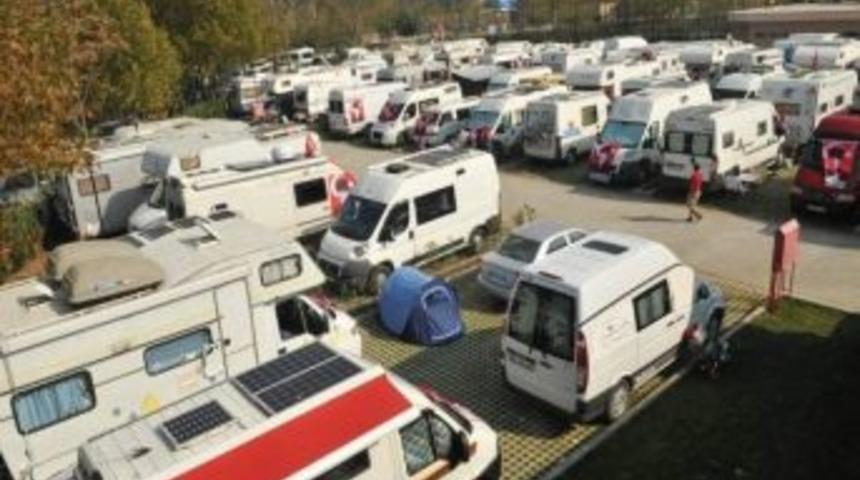 Karavan Kampı Hizmete Girdi