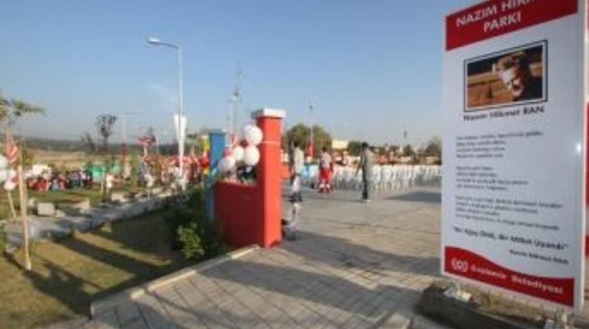 Gaziemir&rsquo;e Nazım Hikmet Parkı