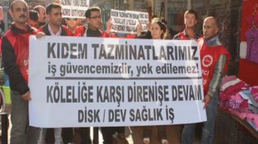 Dev Sağlık İş'ten Kıdem Tazminatı Fonu Kurulmasına Tepki