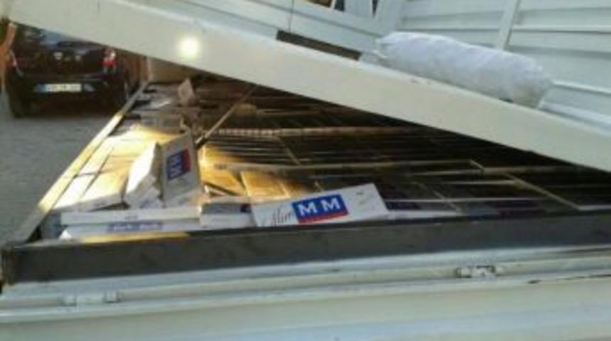 Pistonlu Zuladan 25 Bin Paket Ka&ccedil;ak Sigara &Ccedil;ıktı