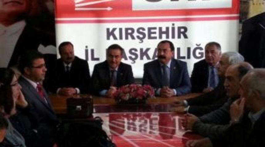 Chp İstanbul Milletvekili İhsan &Ouml;zkes Kırşehir &Ouml;rg&uuml;t&uuml;n&uuml; Ziyaret Etti