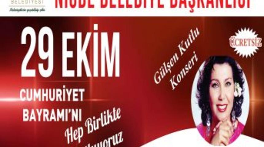 Niğde Belediyesi'nden Konserli Kutlama