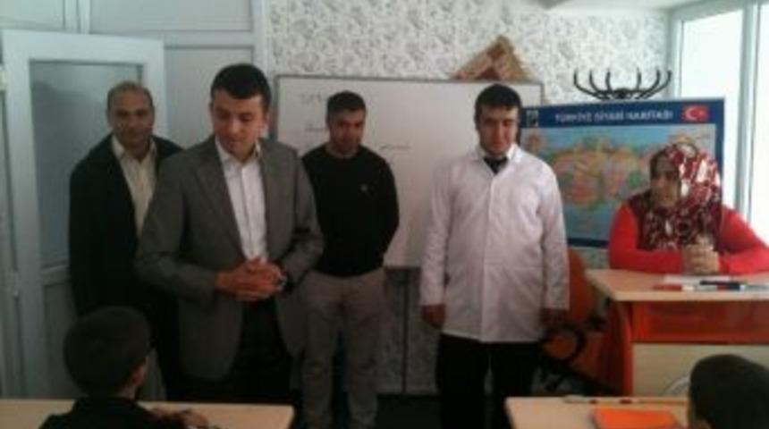 Kaymakam Keklik, Okuma Salonunu Ziyaret Etti