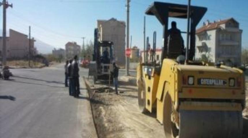 Nar Mahallesi Asfaltlanıyor