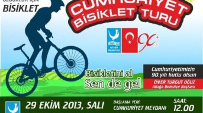 Aliağa, Cumhuriyet Bisiklet Turu&rsquo;nda Buluşuyor