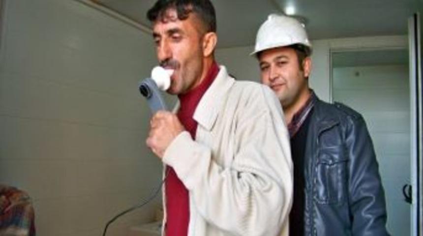 Salihli&rsquo;de İnşaat İş&ccedil;ileri Sağlık Taramasından Ge&ccedil;ti