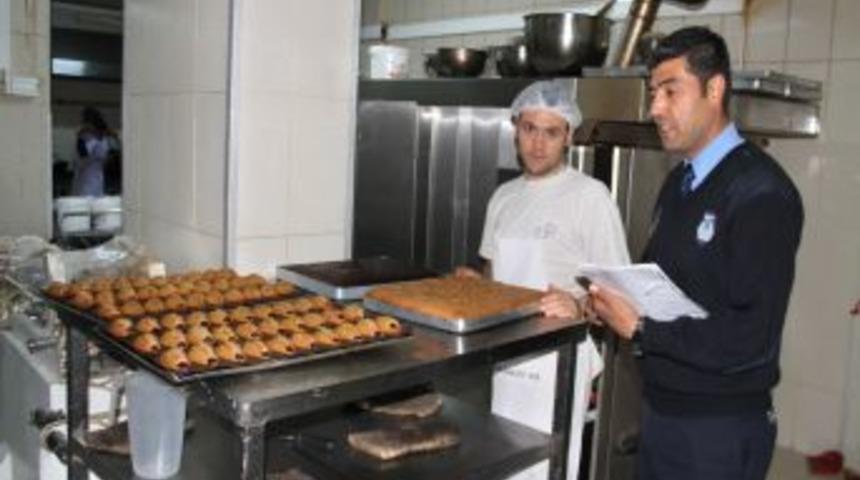 Zabıta, Fırın Ve Pastanelerde Hijyen Denetimi Yaptı
