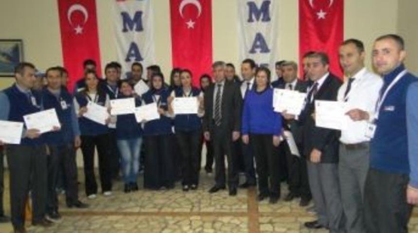 Hijyen Eğitimi Sonrasında Sertifika Aldılar