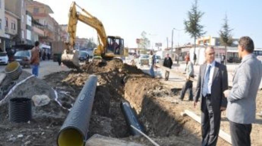 Alaplı'da Yol Yapım Çalışması