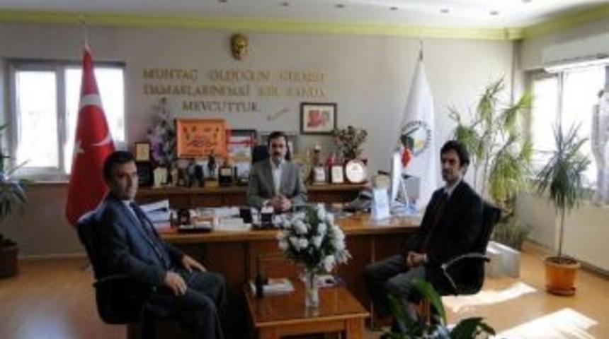 Emniyet M&uuml;d&uuml;r&uuml; Ertaş Başkan Uzunkaya&rsquo;yı Ziyaret Etti