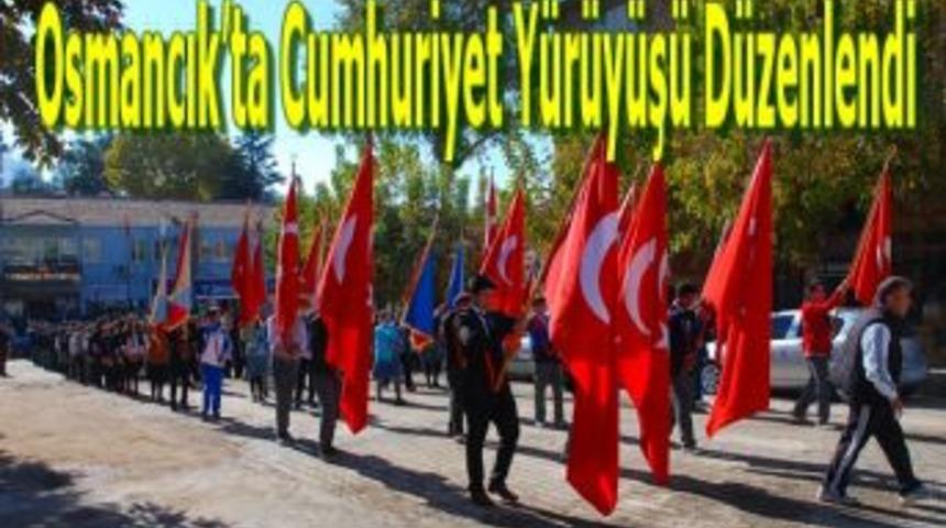 Osmancık&rsquo;ta Cumhuriyet y&uuml;r&uuml;y&uuml;ş&uuml; d&uuml;zenlendi
