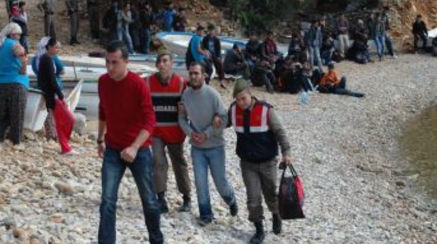 Bodrum&rsquo;da 170 Ka&ccedil;ak Yakalandı