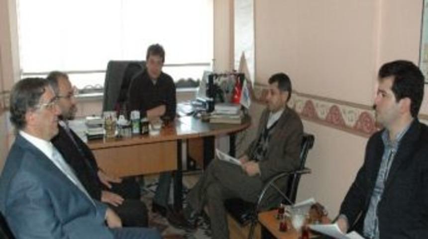 Erdebil B&uuml;y&uuml;kşehir Belediye Başkanı Sidef Bedri&rsquo;den İha&rsquo;ya Ziyaret