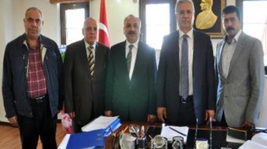 Başkan Din&ccedil;er&rsquo;den B&uuml;rokratlara Ziyaret