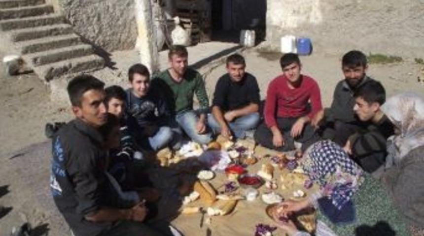 &Uuml;niversite &Ouml;ğrencileri Okul Har&ccedil;lığı &Ccedil;ıkarmak İ&ccedil;in Elma Topluyor