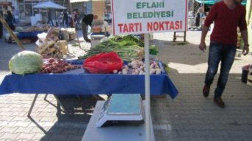 Belediyeden Pazar Yerine Tartı Hizmeti