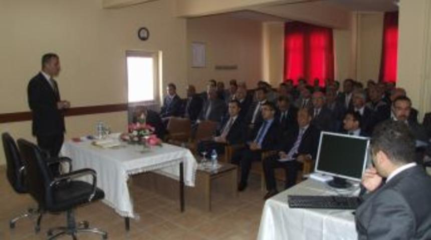 Yerk&ouml;y&rsquo;de Eğitim Değerlendirme Toplantısı Yapıldı