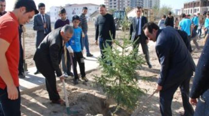 Melikgazi'de Fidan Dikimine Başlandı
