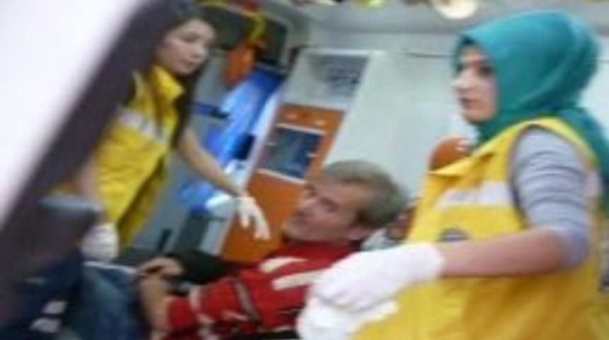 Elektrikli Motosikletin Altında Kaldı