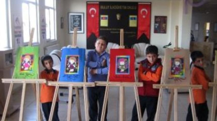 Minik Ressamlar Yarıştı