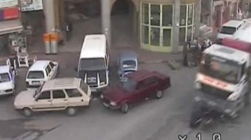 Tokat&rsquo;taki Feci Kaza Kamerada