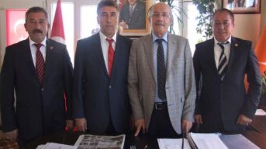 Belde Belediye Başkanları Aday Adaylıklarını A&ccedil;ıkladı