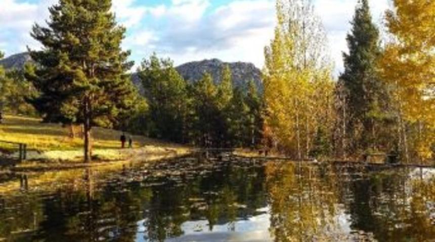 G&uuml;m&uuml;şhane Kent Ormanından Sonbahar Manzaraları