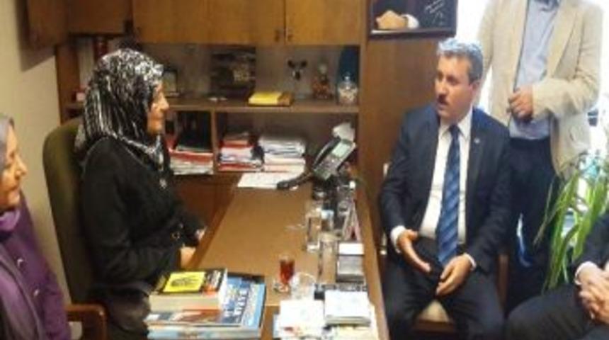 Bbp Genel Başkanı Destici'den Baş&ouml;rt&uuml;l&uuml; Milletvekiline Destek