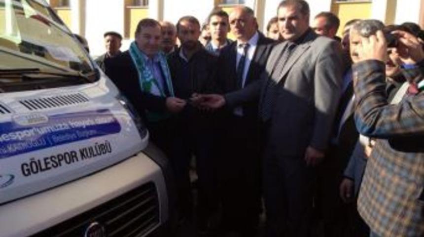 Kadıoğlu&rsquo;ndan G&ouml;le Spor'a Ara&ccedil; Yardımı