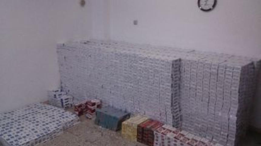 Mardin&rsquo;de 34 Bin 130 Paket Ka&ccedil;ak Sigara Ele Ge&ccedil;irildi