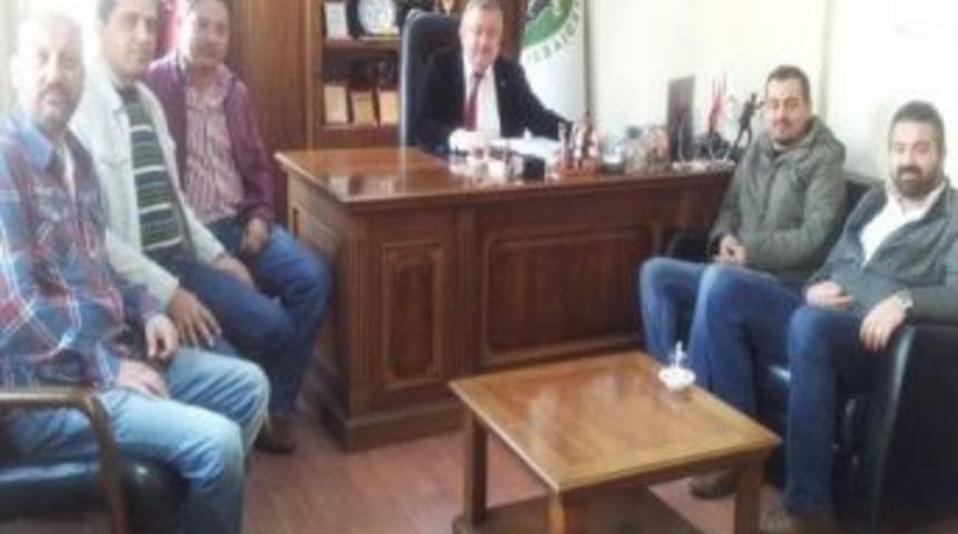Esnaflardan Başkan G&uuml;lşen&rsquo;e Ziyaret