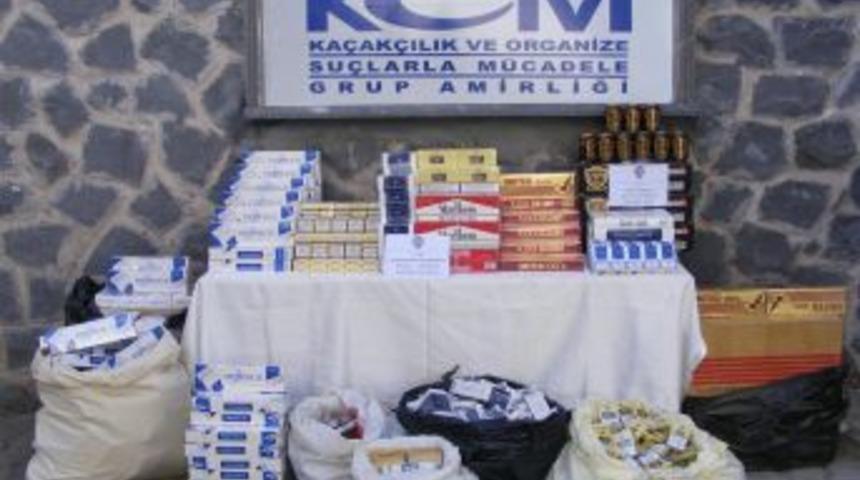 Polis Ka&ccedil;ak Sigaralara El Koydu