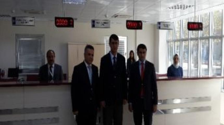 Kaymakam Kartal Sosyal G&uuml;venlik Merkezini Ziyaret Etti