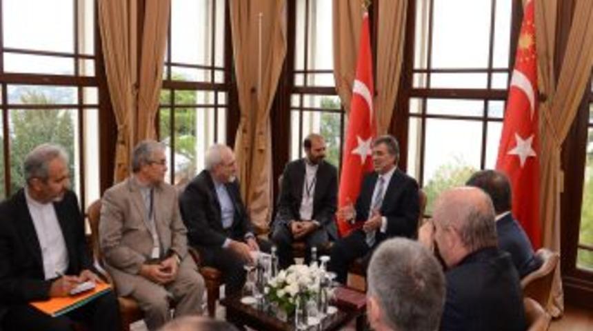 Cumhurbaşkanı Gül, İran Dışişleri Bakanı Zarif’i Kabul Etti