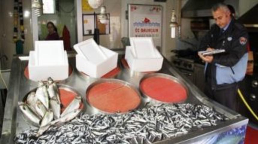 İlkadım'da Balık Tezgahları Denetlendi