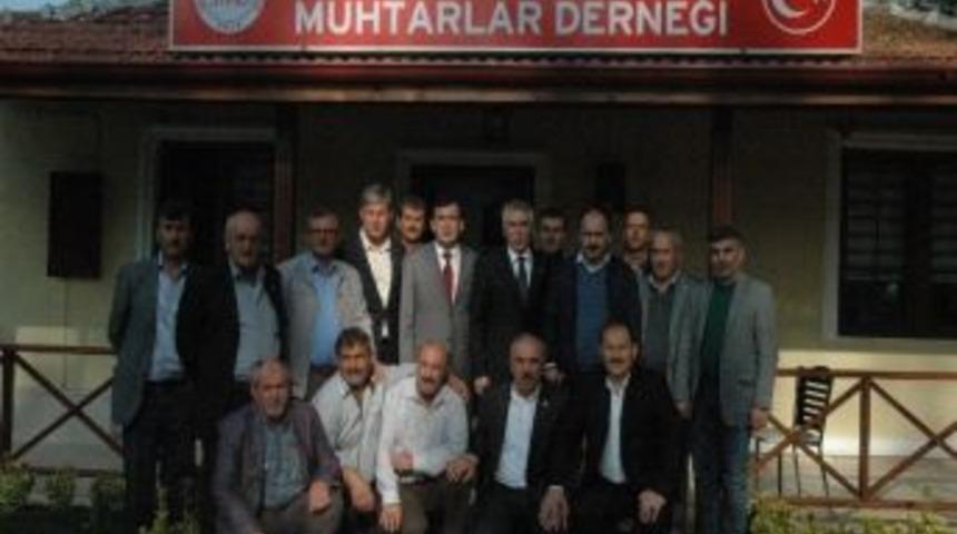 Oktay Yıldırım&rsquo;dan Muhtarlar Derneği&rsquo;ne Ziyaret