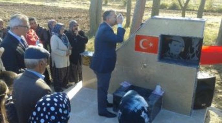 Şehit Piyade Er Ufuk Bozkurt Adını Yaptırılan &Ccedil;eşme A&ccedil;ıldı