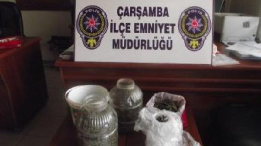 &Ccedil;arşamba&rsquo;da 1.5 Kilo Kubar Esrar Ele Ge&ccedil;ti