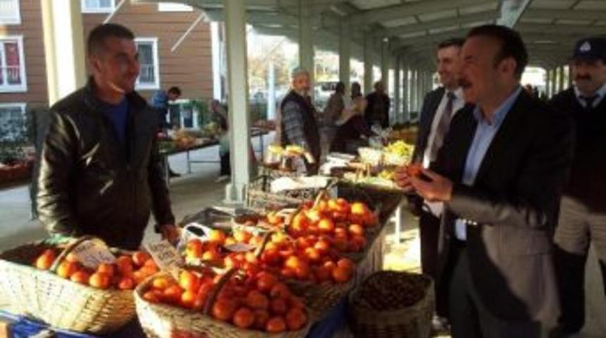 Başkan Doğan, K&ouml;yl&uuml; Pazarını Ziyaret Etti