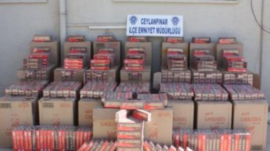 Ceylanpınar'da Ka&ccedil;ak Sigara Ele Ge&ccedil;irildi