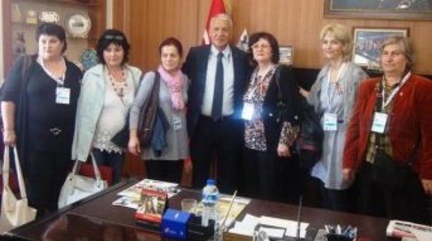 Ab &Ouml;ğretmenlerinden Başkan Yavaşoğluna Ziyaret