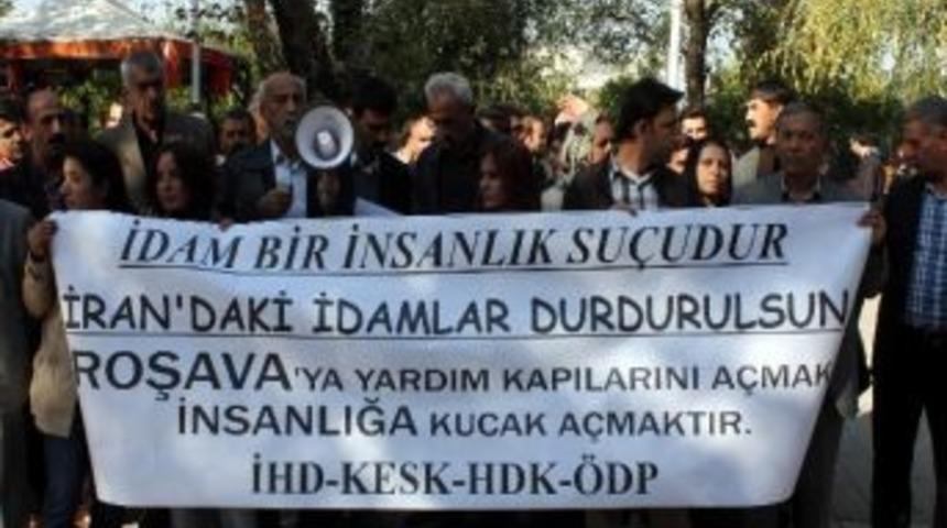 Gaziantep&rsquo;te İran&rsquo;daki İdam Olayları Protesto Edildi