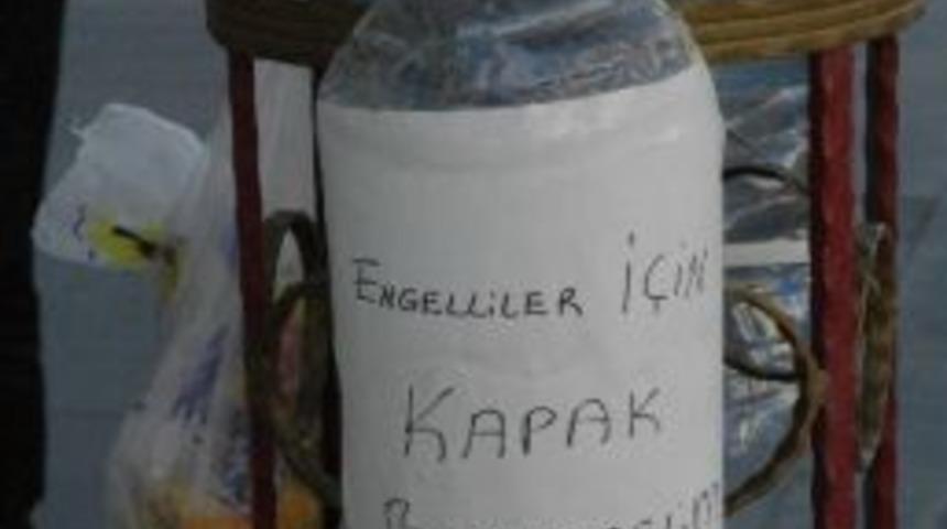 Erzurum'da 'engelliler İ&ccedil;in Kapak Biriktirelim' Kampanyası Devam Ediyor