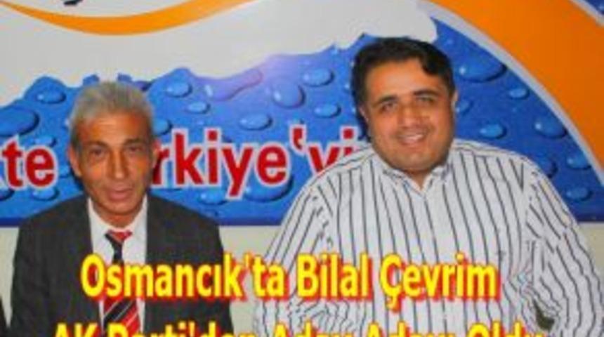Osmancık'ta Bilal &Ccedil;evrim, AK Parti'den Aday Adayı Oldu