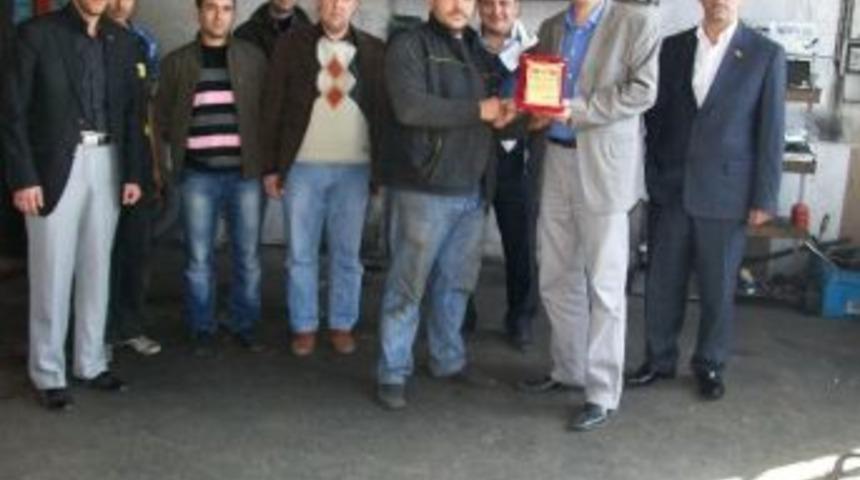 &Uuml;lk&uuml;c&uuml; İş&ccedil;iler Derneği&rsquo;nin Esnaf Ziyaretleri