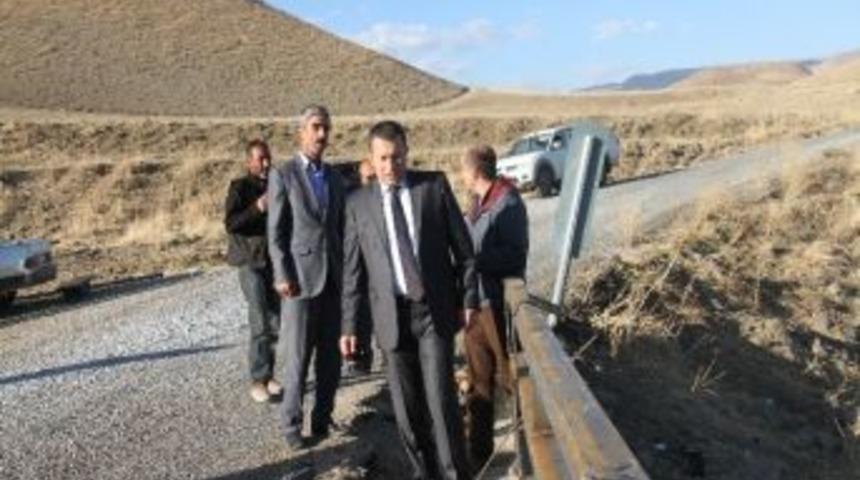 Kaymakam Şahin K&ouml;pr&uuml; Yapımını İnceledi